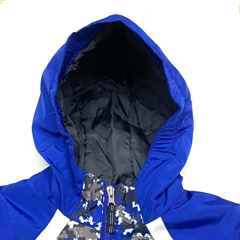 Lands End Youth Boys Winter Jacket & Snow Bib Bundle